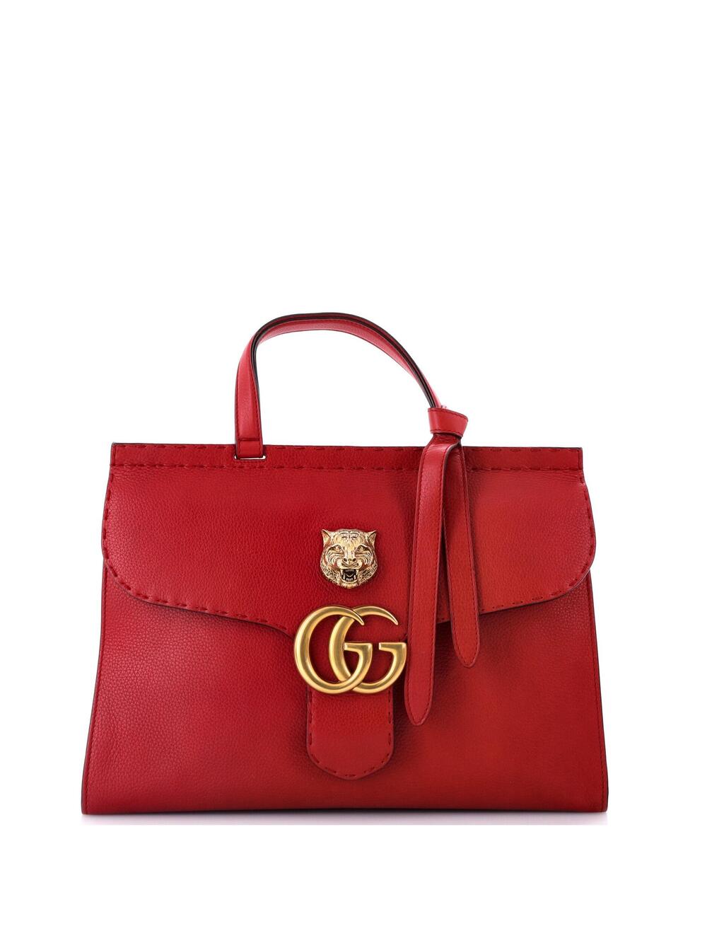 Gucci Gg Marmont Animalier Top Handle #345126G13B